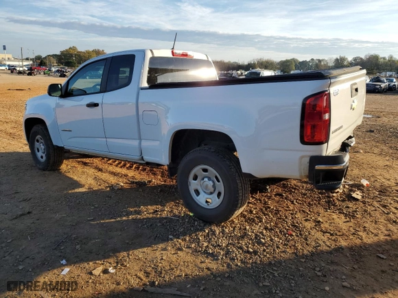 2020 Chevrolet Colorado 2WD Work Truck with VIN 1GCHSBEA2L1237906, listed as a Copart auction lot 80950404 with 36,630 mi miles and Salvage Title. Bid and sale history available at carsss.com. Image 2.