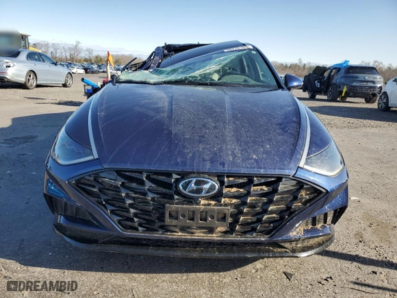 2022 Hyundai Sonata Limited with VIN 5NPEH4J20NH138234, listed as a Copart auction lot 46276105 with 48,886 mi miles and Salvage Title. Bid and sale history available at carsss.com. Image 5.
