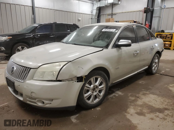2008 Mercury Sable Premier z VIN 1MEHM43W18G601580, wystawiony jako Copart lot #85345614 z przebiegiem 266 978 mil mil oraz Tytuł czysty. Historia ofert i sprzedaży dostępna na DreamBid. Obrazek 1.