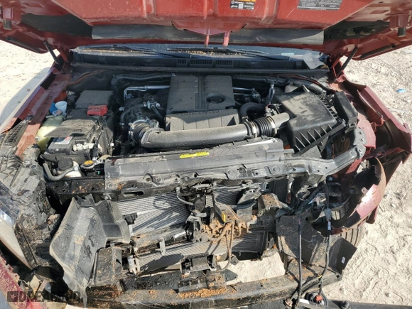 2024 Nissan Frontier SV with VIN 1N6ED1EJ3RN610053, listed as a Copart auction lot 43780015 with 23,601 mi miles and Salvage Title. Bid and sale history available at carsss.com. Image 13.