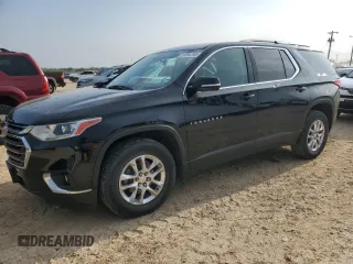 2019 Chevrolet Traverse LT Cloth z VIN 1GNERGKW0KJ318243, wystawiony jako Copart lot #51094795 z przebiegiem 86 680 mil mil oraz Czysty tytuł • Clean title. Historia ofert i sprzedaży dostępna na DreamBid. Obrazek 1.