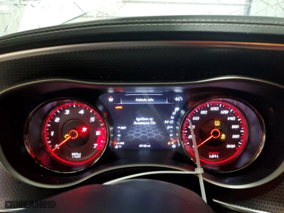 2021 Dodge Charger SRT Hellcat Redeye Widebody with VIN 2C3CDXL95MH658861, listed as a Copart auction lot 87414834 with 49,138 mi miles and Salvage Title. Bid and sale history available at carsss.com. Image 9.