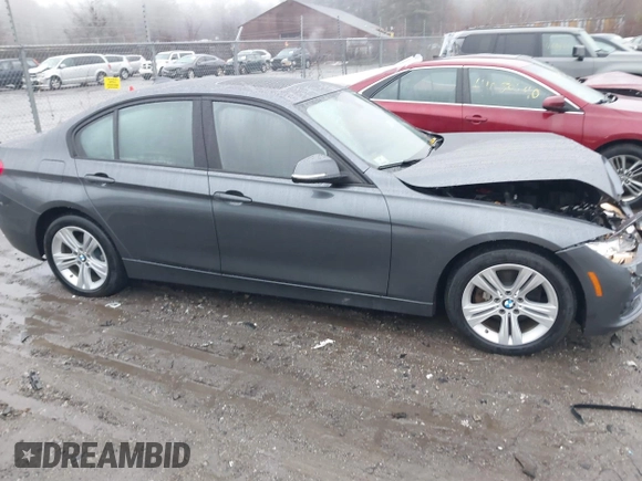2016 BMW 3 Series 328i xDrive with VIN WBA8E3G59GNU02424, listed as a IAAI auction lot 41082258 with 55,801 mi miles. Bid and sale history available at carsss.com. Image 13.