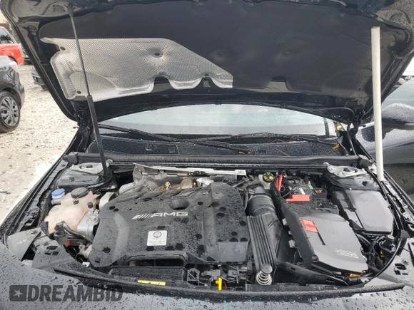2023 Mercedes-Benz CLA 45 AMG with VIN W1K5J5DB9PN414523, listed as a Copart auction lot 52193645 with 27,492 mi miles and Salvage Title. Bid and sale history available at DreamBid. Image 11.