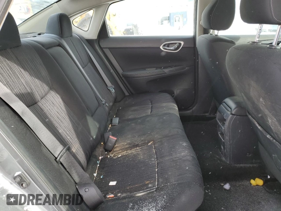 2017 Nissan Sentra S with VIN 3N1AB7AP3HY386307, listed as a Copart auction lot 45394025 with 196,135 mi miles and Salvage Title. Bid and sale history available at carsss.com. Image 10.