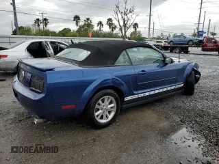 2008 Ford Mustang Deluxe with VIN 1ZVHT84N685143447, listed as a Copart auction lot 48021925 with 79,302 mi miles and Salvage Title. Bid and sale history available at carsss.com. Image 3.