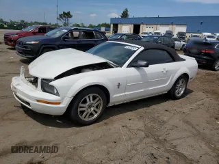 2007 Ford Mustang Deluxe with VIN 1ZVFT84N875333336, listed as a Copart auction lot 61229365 with 126,395 mi miles and Clean title. Bid and sale history available at DreamBid. Image 1.