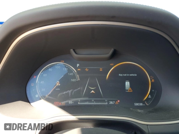 2021 Genesis GV80 with VIN KMUHCESC7MU044023, listed as a Copart auction lot 51942605 with 58,038 mi miles and Salvage title. Bid and sale history available at DreamBid. Image 9.