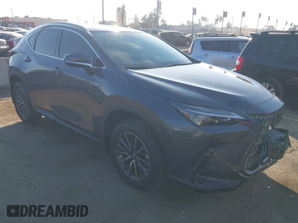 2025 Lexus NX with VIN 2T2GDCAZ4SC021181, listed as a IAAI auction lot 40977260 with 1,540 mi miles. Bid and sale history available at carsss.com. Image 1.