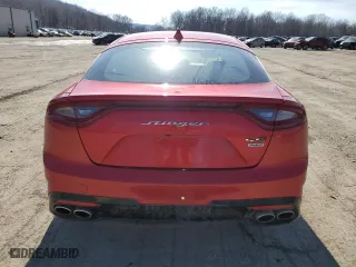2020 Kia Stinger GT-Line with VIN KNAE15LA1L6075566, listed as a Copart auction lot 45475985 with NaN miles and Salvage Title. Bid and sale history available at carsss.com. Image 6.