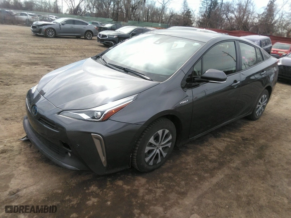 2019 Toyota Prius LE with VIN JTDL9RFU9K3009363, listed as a IAAI auction lot 41812912 with 28,442 mi miles. Bid and sale history available at carsss.com. Image 19.