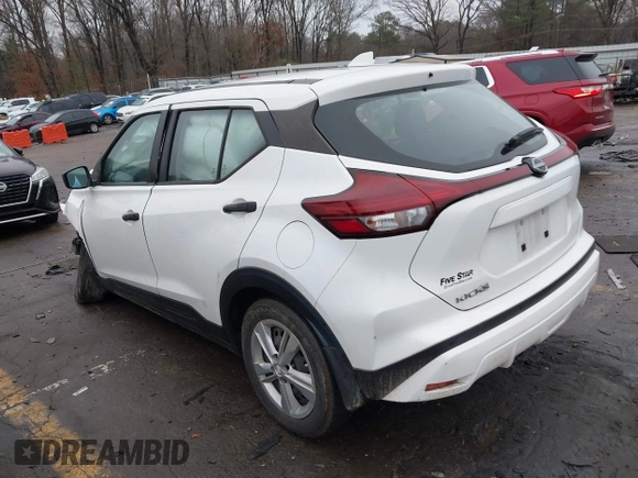 2022 Nissan Kicks S with VIN 3N1CP5BV3NL511472, listed as a IAAI auction lot 41434820 with Not Provided miles and . Bid and sale history available at DreamBid. Image 3.