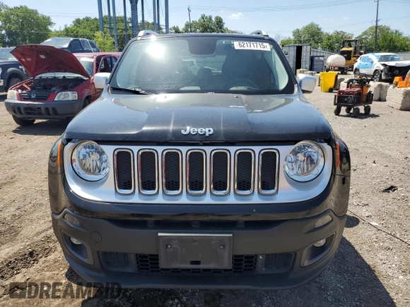 2015 Jeep Renegade Limited with VIN ZACCJBDT1FPB85947, listed as a Copart auction lot 62171715 with 108,749 mi miles and Salvage title. Bid and sale history available at DreamBid. Image 5.