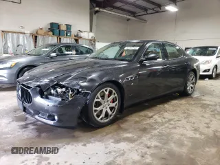 2012 Maserati Quattroporte S z VIN ZAM39JKAXC0065906, wystawiony jako Copart lot #52009945 z przebiegiem 55 058 mil mil oraz Szkody całkowita. Historia ofert i sprzedaży dostępna na DreamBid. Obrazek 1.