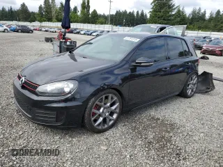 2013 Volkswagen GTI Driver's Edition с VIN WVWHV7AJ7DW126184, выставлен на аукционе Copart как лот 61781315 с пробегом 123 537 миль миль и Списание • Salvage title. История ставок и продаж доступна на DreamBid. Изображение 1.
