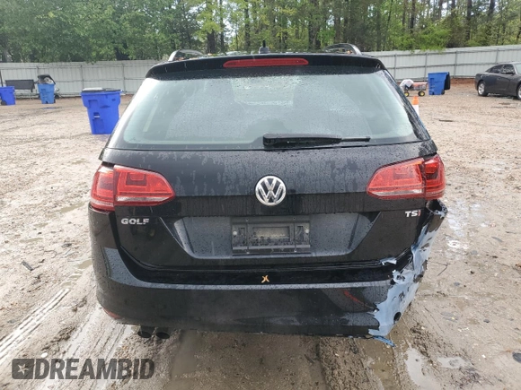 2015 Volkswagen Golf SportWagen TSI S with VIN 3VWC17AU6FM501644, listed as a Copart auction lot 52581005 with 79,239 mi miles and Salvage Title. Bid and sale history available at carsss.com. Image 6.