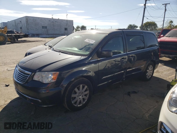 2013 Chrysler Town & Country Touring with VIN 2C4RC1BG9DR810561, listed as a Copart auction lot 72960214 with 100,992 mi miles and Salvage Title. Bid and sale history available at DreamBid. Image 1.
