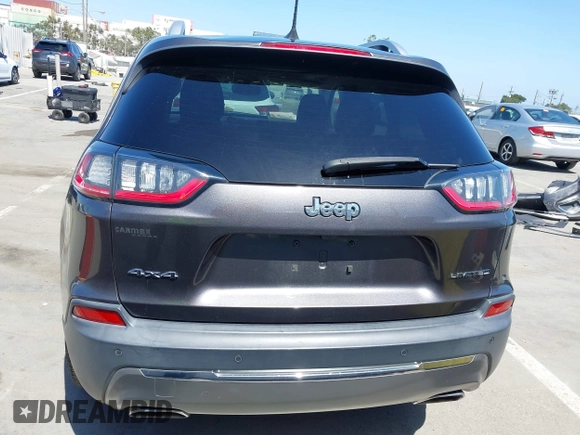2019 Jeep Cherokee Limited with VIN 1C4PJMDX7KD167722, listed as a IAAI auction lot 42354242 with 68,775 mi miles and . Bid and sale history available at DreamBid. Image 17.