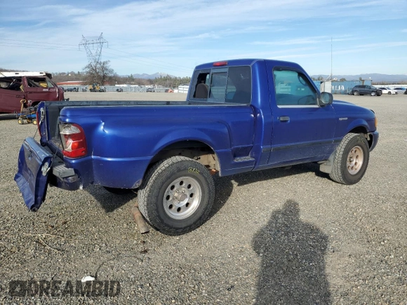 2003 Ford Ranger XL with VIN 1FTYR10U83PA66678, listed as a Copart auction lot 42584915 with 118,580 mi miles and Salvage Title. Bid and sale history available at carsss.com. Image 3.
