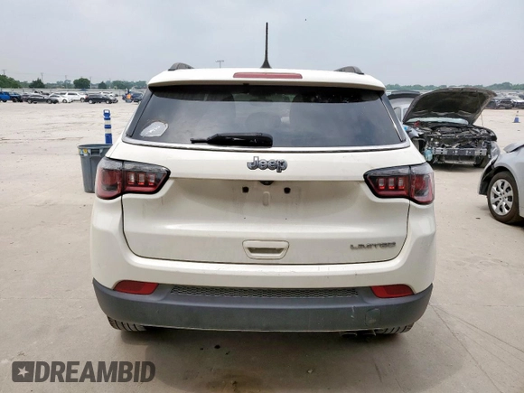 2020 Jeep Compass Limited z VIN 3C4NJCCB4LT122675, wystawiony jako Copart lot #57493495 z przebiegiem 71 533 mil mil oraz Czysty tytuł • Clean title. Historia ofert i sprzedaży dostępna na DreamBid. Obrazek 6.