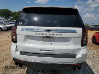 2021 Chevrolet Suburban Premier с VIN 1GNSCFKD4MR299990, выставлен на аукционе Copart как лот 54847005 с пробегом 93 384 миль миль и Списание • Salvage title. История ставок и продаж доступна на DreamBid. Изображение 6.