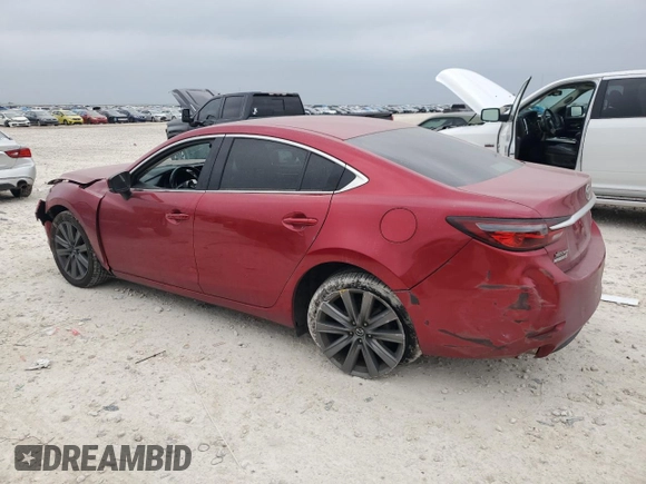 2018 Mazda Mazda6 Touring with VIN JM1GL1VM0J1315691, listed as a Copart auction lot 51762115 with 80,100 mi miles and Salvage Title. Bid and sale history available at carsss.com. Image 2.