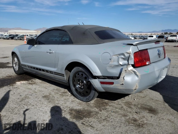 2007 Ford Mustang Deluxe with VIN 1ZVFT84N875363419, listed as a Copart auction lot 45342325 with 118,453 mi miles and Salvage Title. Bid and sale history available at carsss.com. Image 2.
