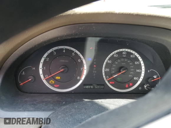 2009 Honda Accord LX-P with VIN 1HGCP26469A044236, listed as a Copart auction lot 49244925 with 118,376 mi miles and Salvage Title. Bid and sale history available at DreamBid. Image 9.