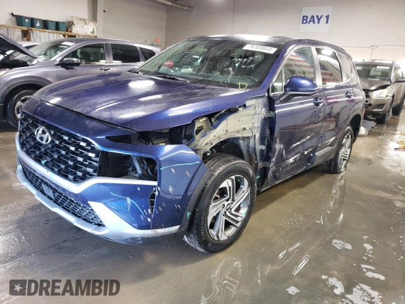 2022 Hyundai Santa Fe SE with VIN 5NMS1DAJ4NH383789, listed as a Copart auction lot 79703944 with 30,717 mi miles and Salvage Title. Bid and sale history available at DreamBid. Image 1.