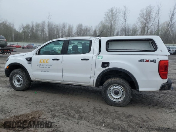 2020 Ford Ranger XL with VIN 1FTER4FH6LLA64756, listed as a Copart auction lot 55722235 with 82,537 mi miles and Salvage title. Bid and sale history available at DreamBid. Image 2.