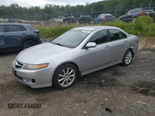 2006 Acura TSX Navi with VIN JH4CL96956C025688, listed as a Copart auction lot 59765615 with 129,508 mi miles and Salvage title. Bid and sale history available at DreamBid. Image 1.