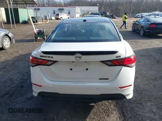 2022 Nissan Sentra SR with VIN 3N1AB8DV3NY312770, listed as a IAAI auction lot 41542877 with 15,474 mi miles. Bid and sale history available at carsss.com. Image 16.
