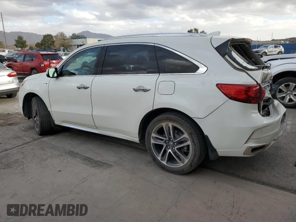 2017 Acura MDX Sport Hybrid w/Advance Pkg with VIN 5FRYD7H73HB001608, listed as a Copart auction lot 79456764 with 120,589 mi miles and Salvage Title. Bid and sale history available at carsss.com. Image 2.