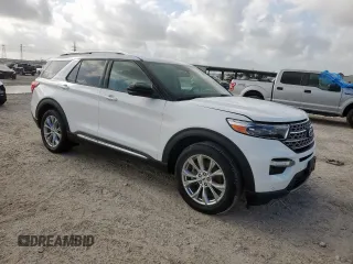 2022 Ford Explorer Limited with VIN 1FMSK7FH9NGA30472, listed as a Copart auction lot 61850155 with 48,201 mi miles and Salvage title. Bid and sale history available at DreamBid. Image 4.