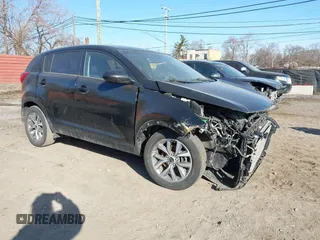 2015 Kia Sportage LX with VIN KNDPB3AC8F7761989, listed as a IAAI auction lot 41787389 with 31,706 mi miles and . Bid and sale history available at DreamBid. Image 1.