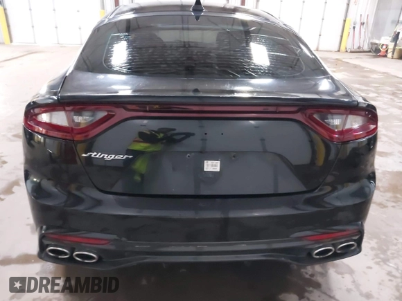 2018 Kia Stinger Premium with VIN KNAE25LA4J6011127, listed as a IAAI auction lot 41825905 with 79,582 mi miles. Bid and sale history available at carsss.com. Image 16.