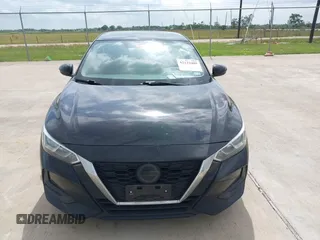 2021 Nissan Sentra SV with VIN 3N1AB8CV0MY318588, listed as a IAAI auction lot 42122489 with 80,904 mi miles. Bid and sale history available at carsss.com. Image 6.