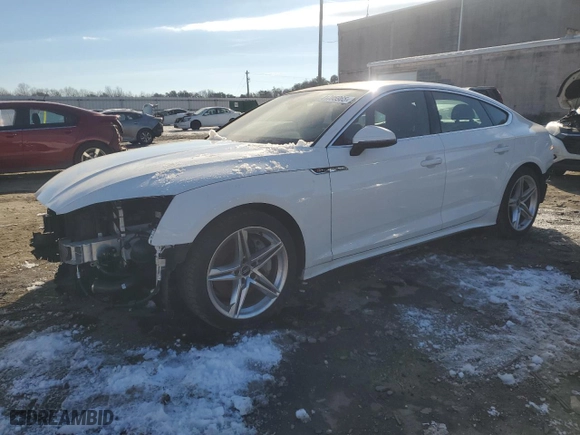 2021 Audi A5 Sportback S line Premium Plus with VIN WAUFACF55MA044696, listed as a Copart auction lot 41705965 with NaN miles and Salvage Title. Bid and sale history available at carsss.com. Image 1.