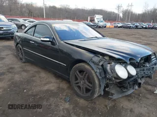 2005 Mercedes-Benz CL-Class 5.0L with VIN WDBPJ75J65A046793, listed as a IAAI auction lot 41187953 with 128,627 mi miles. Bid and sale history available at carsss.com. Image 1.