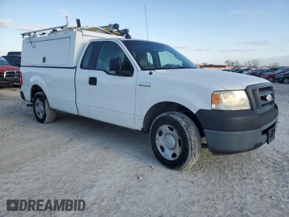2008 Ford F-150 XL with VIN 1FTRF12288KC95455, listed as a Copart auction lot 44368035 with 167,288 mi miles and Clean title. Bid and sale history available at DreamBid. Image 4.