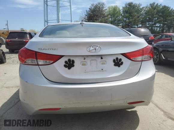 2013 Hyundai Elantra GLS z VIN 5NPDH4AE7DH160509, wystawiony jako Copart lot #55120015 z przebiegiem 211 228 mil mil oraz Tytuł czysty. Historia ofert i sprzedaży dostępna na DreamBid. Obrazek 6.