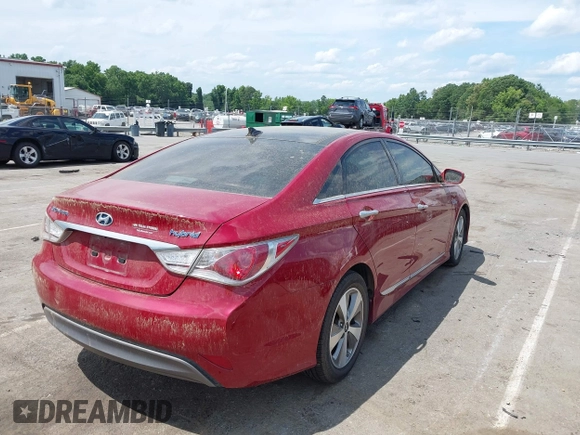 2012 Hyundai Sonata Hybrid z VIN KMHEC4A4XCA031014, wystawiony jako IAAI lot #42463501 z przebiegiem 113 309 mil mil oraz . Historia ofert i sprzedaży dostępna na DreamBid. Obrazek 4.