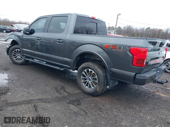 2020 Ford F-150 XL with VIN 1FTEW1E47LKF31050, listed as a IAAI auction lot 41812089 with 42,680 mi miles. Bid and sale history available at carsss.com. Image 3.