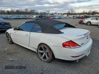 2008 BMW 6 Series 650i with VIN WBAEB53528CX63116, listed as a Copart auction lot 87791055 with 0 mi miles and Salvage Title. Bid and sale history available at carsss.com. Image 2.