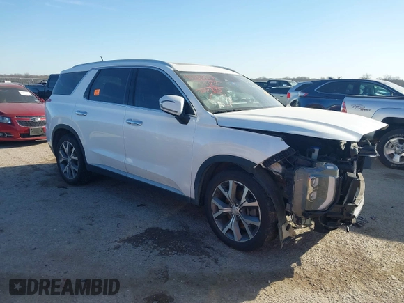 2022 Hyundai Palisade SEL z VIN KM8R3DHE4NU351611, wystawiony jako IAAI lot #41784957 z przebiegiem 76 678 mil mil oraz . Historia ofert i sprzedaży dostępna na DreamBid. Obrazek 1.