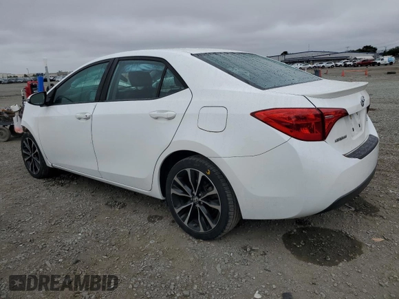 2019 Toyota Corolla L z VIN 2T1BURHE3KC137184, wystawiony jako Copart lot #59637165 z przebiegiem 84 197 mil mil oraz Szkoda całkowita • Salvage title. Historia ofert i sprzedaży dostępna na DreamBid. Obrazek 2.