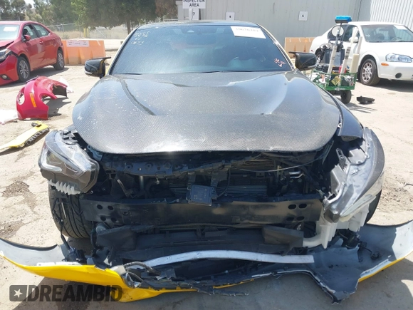 2021 Infiniti Q60 Luxe with VIN JN1EV7KK6MM410673, listed as a IAAI auction lot 39676284 with 40,006 mi miles and . Bid and sale history available at DreamBid. Image 12.