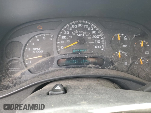 2004 Chevrolet Silverado 1500 LS with VIN 2GCEC19T041155853, listed as a Copart auction lot 51508005 with 193,567 mi miles and Salvage Title. Bid and sale history available at DreamBid. Image 9.