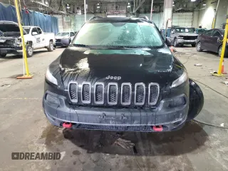 2014 Jeep Cherokee Trailhawk with VIN 1C4PJMBS0EW111606, listed as a Copart auction lot 46680205 with 150,446 mi miles and Clean Title. Bid and sale history available at carsss.com. Image 5.