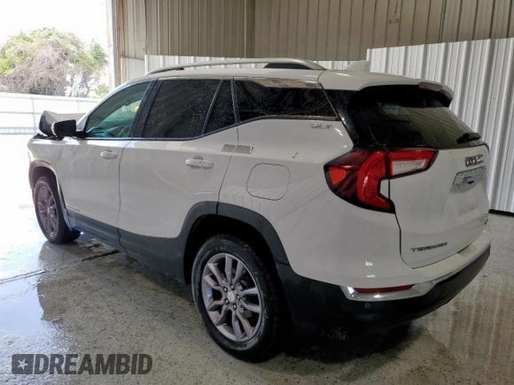 2023 GMC Terrain SLT with VIN 3GKALVEG2PL186673, listed as a Copart auction lot 60632155 with 46,751 mi miles and Clean title. Bid and sale history available at DreamBid. Image 2.